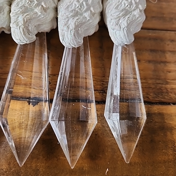 Set of Six Santa Icicle hanging Ornament - Picture 7 of 7